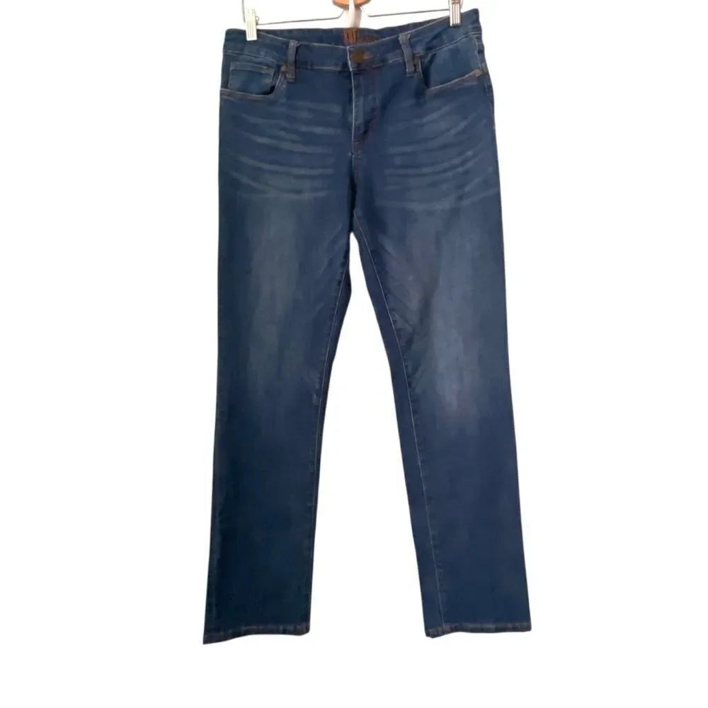 Kut Kut from the Kloth Classic Straight Leg Blue Denim Jeans in Size 10
